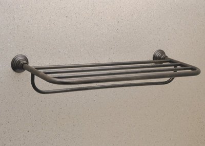 Rohl ROT10IB, Rohl Bathroom Accessories, Country Bath Hotel-Style Towel She - Inca Brass