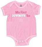 Dallas Cowboys Infant Pink My First Tee Creeper
