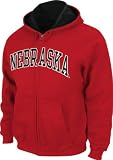 Arkansas Razorbacks Cardinal Tackle Twill Full Zip Hooded Sweatshirt