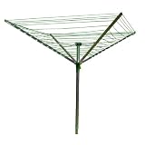 Minky Telescopic Umbrella Outdoor Rotary Dryer, 147-Feet Total Line Length