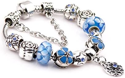 Blue pattern fashion explosion models fine jewelry beads