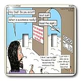 Rich Diesslins Funny Theology Cartoons - Anselm - The Nature of God - Light Switch Covers - double toggle switch