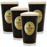 Guinness Label Pint Glasses - Set of 4