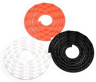 Limax, The Cable Tidy, A Dynamic Universal Cable Winder for iPhone, Samsung, Nexus, etc..., Multipack 3 pcs. Fluo Orange, Black, White