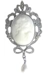 Cameo-Brosche und nat�rliche Perle