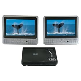 Axion AXN6079 7 Twin Monitor Portable DVD System by Axion