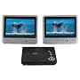 Axion AXN6079 7-Inch Twin Monitor Portable DVD System