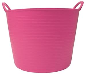 TubTrug SP42PK Large Pink Flex Tub, 38 Liter