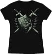 Nintendo Zelda Shield Juniors Black Tee T-shirt