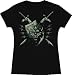Nintendo Zelda Shield Juniors Black Tee T-shirt