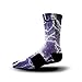 HoopSwagg Lightning Galaxy Custom Elite Socks Small