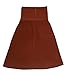 FINA Women's Fold-over Waist Span Maxi Skirt in Knee Length (S,M,L,X-L)