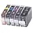 CLI8 / PGI5 WITH CHIP - 5 pack Canon Compatible Ink Cartridges for Canon Pixma iP4200 iP4300 iP4500 iP5100 iP5200 iP5200R iP5300 MP500 MP530 MP600 MP600R MP610 MP800 MP800R MP810 MP830 MP960 MP970 9000 - CLI-8 / PGI-5 (Contains: any comnination of CLI-8C, CLI-8Y, CLI-8M, CLI8-BK, PGI-5BK) - Latest Chip Installed, Ready For Use, No Fuss!