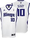 Mike Bibby Youth Jersey: adidas White Replica #10 Sacramento Kings Jersey
