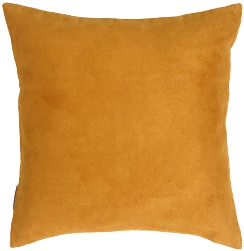 Pillow Decor - 19x19 Royal Suede Toffee Decorative Throw Pillow