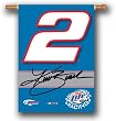Kurt Busch 2-Sided 28" X 40" Banner W/ Pole Sleeve - NASCAR