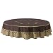 Global Home Polysilk Tablecloth - Brown (70