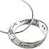 I Love You I Love You More Pendant Necklace Eternity Circle of Love Sterling Silver Christmas Gift 18