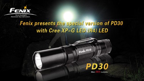 Fenix PD30 R4 265 Lumen Cree XP-G LED Flashlight.