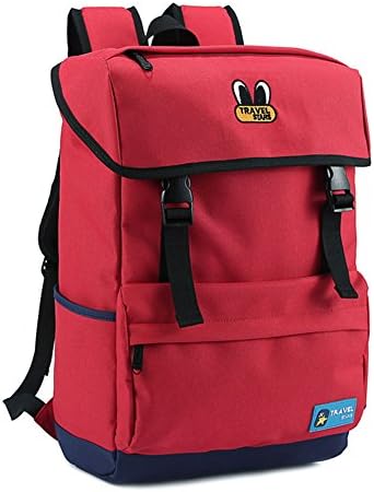 Aibag - Unique vintage Korean style Unisex Casual Fashion School Travel Backpack Bags with Laptop Lining