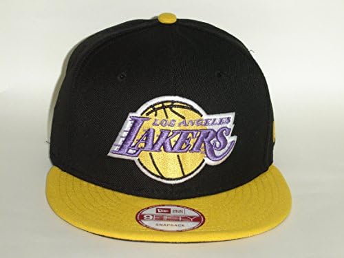 New Era 9Fifty NBA Los Angeles Lakers 2 Tone Black Yellow Snapback NewEra