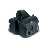Carroll Leather 719 Large Concho Throw-Over Saddlebag by Carroll Leather