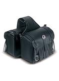 Carroll Leather 719 Large Concho Throw-Over Saddlebag