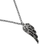 G by GUESS Pave Wing Necklace, SILVER