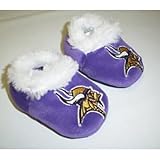 Minnesota Vikings NFL Baby Bootie Slippers - Toddler (12 Months)