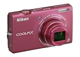 Nikon – Coolpix S6200 – Appareil photo numérique – 16 Mpix – Rose Comète