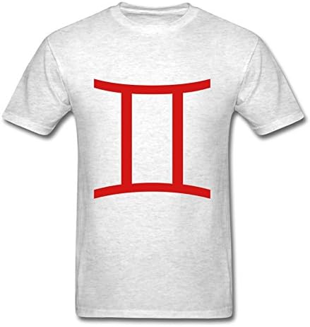 Chinese Zodiac Gemini 3 1c2014 Creative Xxxx-large Short Sleeves Men Cotton Short For Gray