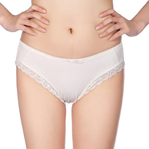 Bladies Women's Bamboo Viscose Bikini Panties (XL, White)
