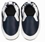 Robeez Navy / White Soft Sole Baby Shoes 18-24 months * 08 Newest WEEKEND Collection -- We Have Large Selections! *