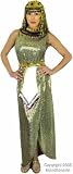 Adult Gold Cleopatra Costume (Size:X-small 3-5)