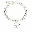 NFL Dallas Cowboys Heart-Charm Bracelet