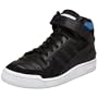 adidas Originals Men's Forum Mid Originals Tech Sneaker,Black/Black/White,8 M
