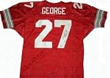 Eddie George signed Ohio State Buckeyes Red Jersey