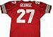 Eddie George Autographed/Hand Signed Ohio State Buckeyes Red Jersey