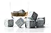 Whiskey Stones Chilling Rocks in Gift Box with Velvet Carrying Pouch, Set of 9