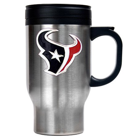 Houston Texans 16oz Stainless Steel Travel Mug  (Primary Logo)
