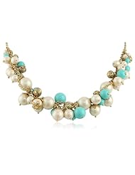 Carolee "Little Surfer Girl" Cluster Necklace, 16"