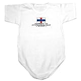 Baby Bodysuit White  Property Of Dutch Antillean Nation / Flag Transfer  Netherlands Antilles Country