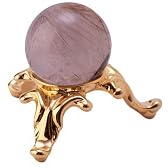 金針入り水晶18mm玉 （台座付）