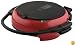 George Foreman GRP106QPGR 360 Electric Nonstick Round-Shaped Grill with 5 Interchangeable Grill Plates, Red