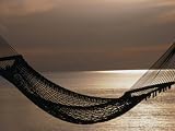 Hammock at Sunset, Western Division, Fiji Lonely Planet Collection Photographic Poster Print by Phil Weymouth, 12x9