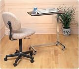 Standard Automatic Overbed Table Cadillac Oak