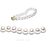 Single Strand 7-7.5 Inches 7-8mm White Freshwater Cultured Pearl Bracelet