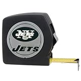Great American Products New York Jets NFL 25' Black Tape Measure