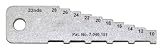 PARTSMART SMR51190 Mini-Brake Shoe and Lining Gauge