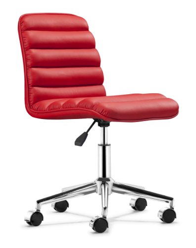 ZUO Admire Office Chair, Red On Sale